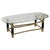 Italian Faux Tusk Glass Coffee Table, 1980s For Sale - Image 15 of 15