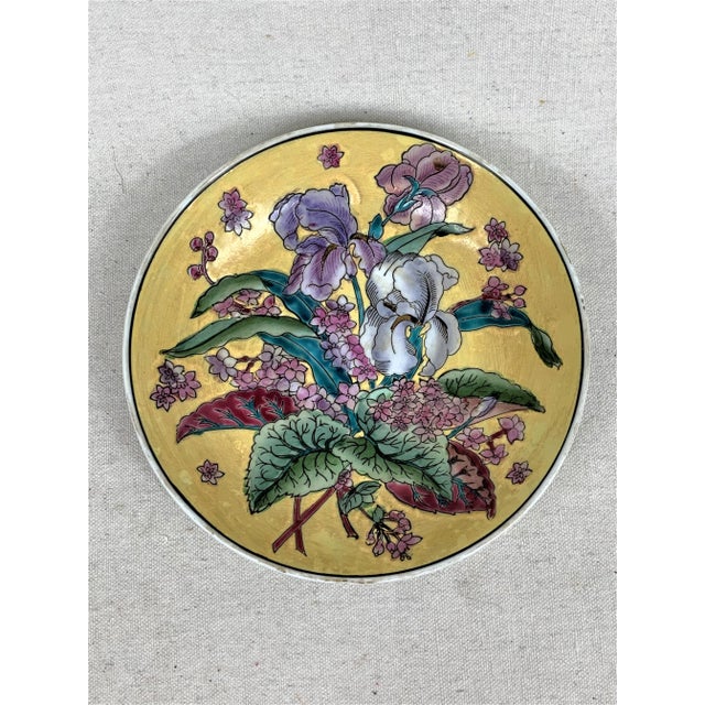 Ceramic Vintage Floral Bowl For Sale - Image 7 of 7