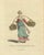 European School, Italian Country Woman Costume Pavia Peasant Dress, 1749, Paper Engraving For Sale - Image 9 of 9