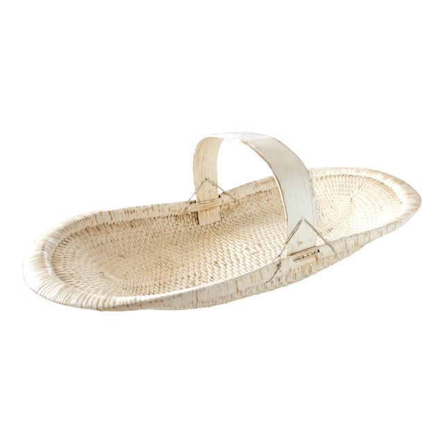 32" Rustic Farmhouse Gathering/Harvest Basket For Sale