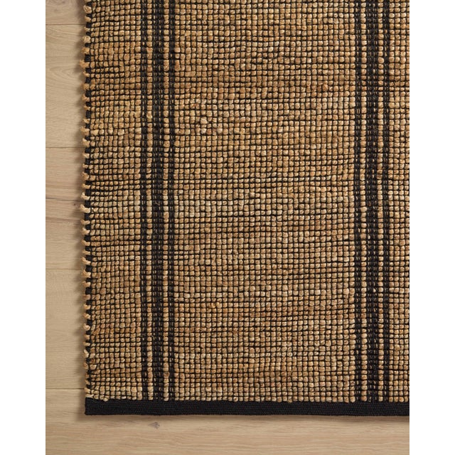 2020s Angela Rose x Loloi Colton Natural / Black 5'-0" x 7'-0" Area Rug For Sale - Image 5 of 10