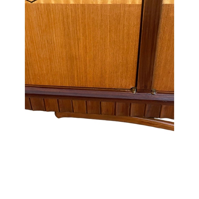 Italian Mid-Century Inlaid Six-Door Sideboard. 1960's. For Sale - Image 12 of 16