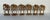 Late 20th Century Late 20th Century Hand Carved Wood Elephant Safari Napkin Rings—Boho Kitchen Made in Africa- Set of Six For Sale - Image 5 of 9