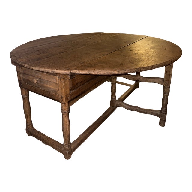 Antique Gate-Leg Drop Leaf Table For Sale