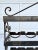 Vintage Rustic Iron Indoor/Outdoor Wine Rack For Sale - Image 9 of 11