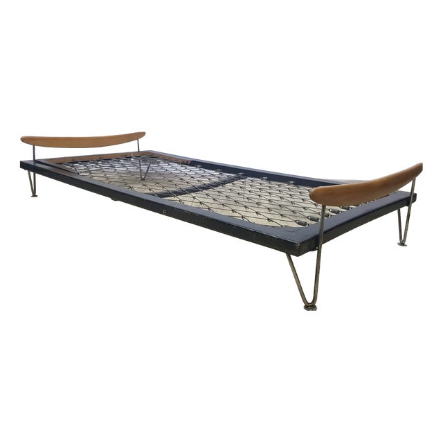 Bed by Fred Ruf for Wohnbedarf, Switzerland, 1950s. For Sale