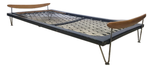 Bed by Fred Ruf for Wohnbedarf, Switzerland, 1950s.