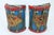 1960s Patriotic Continental Americana Drum Bookends, a Pair For Sale - Image 5 of 9
