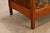 Brown Stickley Mission Collection Oak Prairie Settle For Sale - Image 8 of 18