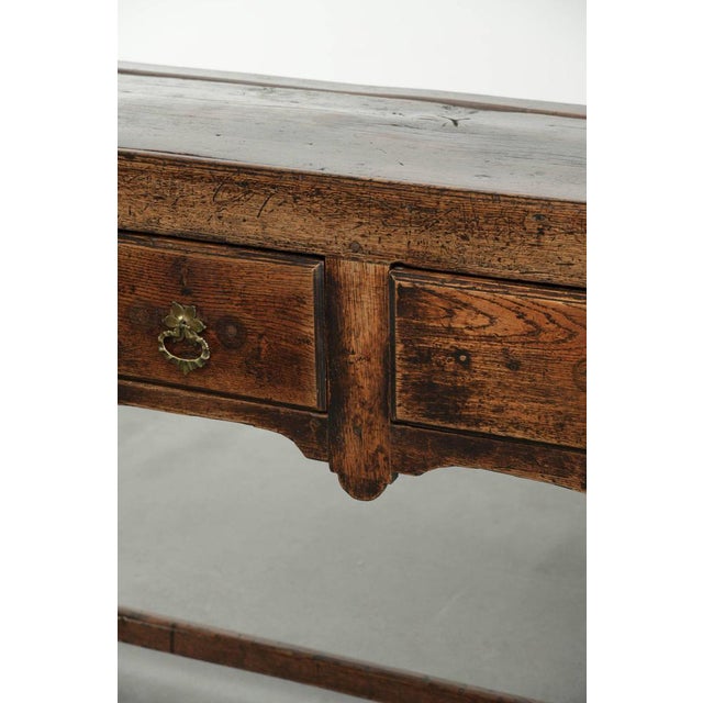 Antique English Oak Sideboard, 1600s For Sale - Image 9 of 14