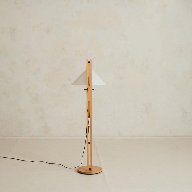Danish Scandinavian Modern Floor Lamp Attributed to Domus, 1970s For Sale - Image 4 of 11