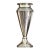Vintage Traditional Silver Plated Trumpet Vase - 8.5" For Sale