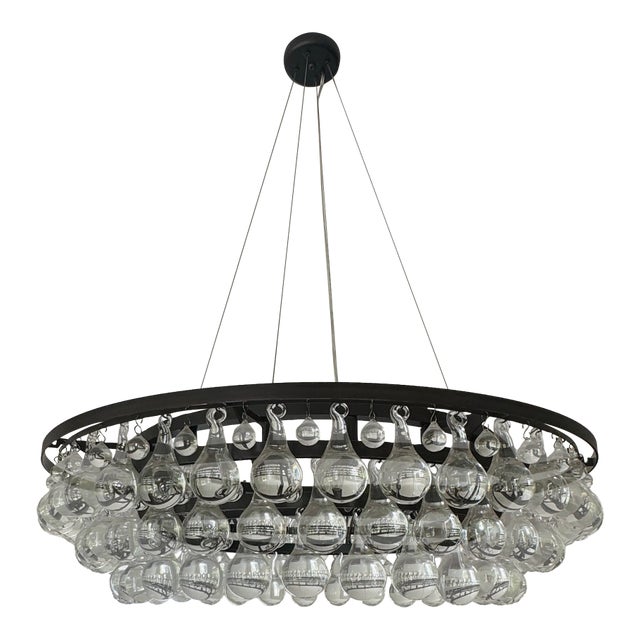 Contemporary Ochre Arctic Pear Chandelier Round Three Tier 36 X 36 X 10h For Sale