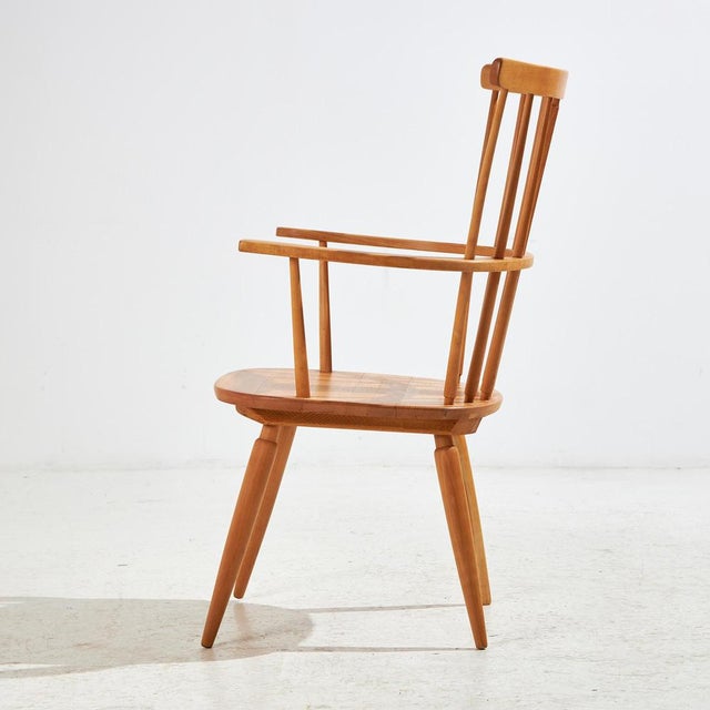 1950s Beech Altheim Armchair by Franz Schuster for Wiesner Hager, 1950s For Sale - Image 5 of 16