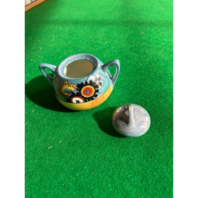 Art Deco Vintage Tahito Lusterware Tea Set - Set of 8 For Sale - Image 3 of 10