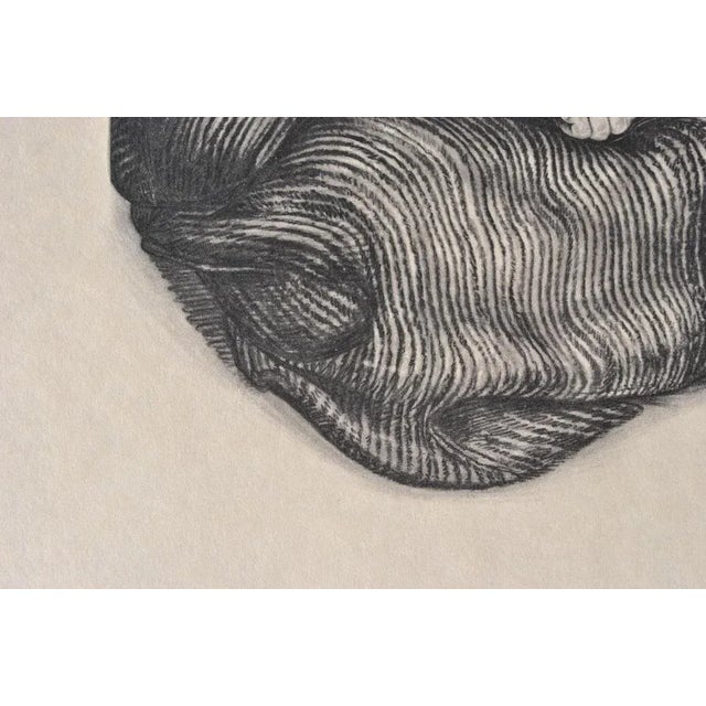 Walter Sauer, Seated Arab Man, Engraving For Sale - Image 5 of 6