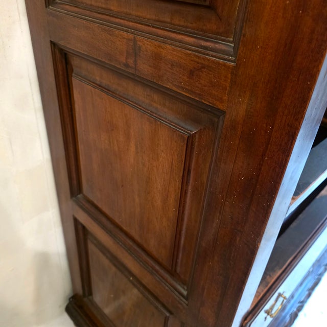 Chippendale Antique Late 19th Century Colonial Revival Chippendale-Style Mahogany High Chest W/Raised Paneled Sides For Sale - Image 3 of 18
