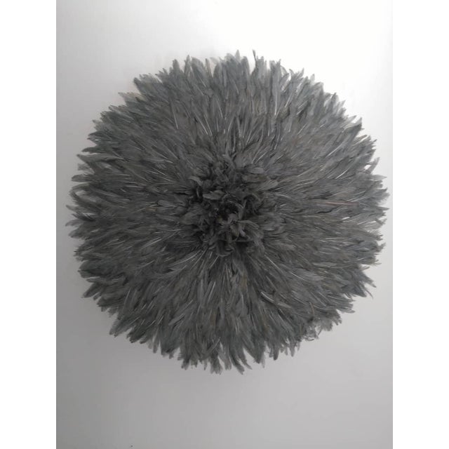 Early 21st Century Juju Hat Gray of 27" - 70 Cm For Sale - Image 5 of 5