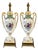 Antique 19th Century Edmé Samson Hand-Painted Armorial Urns With Gilt Bronze Mounts - Pair For Sale