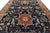 Vintage Persian Sultanabad Style Hand-Knotted Wool Area Rug – Navy & Terracotta For Sale - Image 9 of 11
