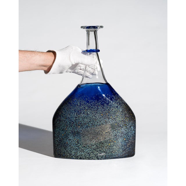 Satellite art glass vase – bertil vallien for kosta boda, 1992 a striking art glass vase from bertil vallien’s celebrated...