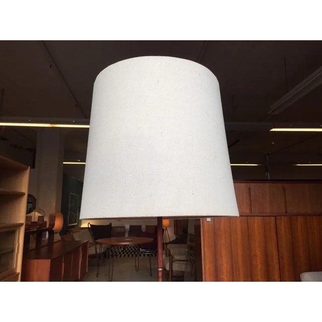 1950s Rosewood & Brass Tripod Floor Lamp with Crow Foot, 1960s For Sale - Image 5 of 10