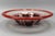 German Ikora Art Glass Bowl in Red, White and Burgundy attributed to WMF, 1930s For Sale - Image 16 of 17