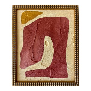 2025 " Profumo" Abstract Minimalist Painting on Canvas by r.k. Red For Sale