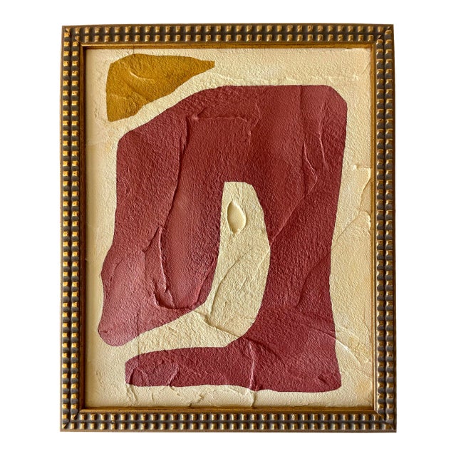 2025 " Profumo" Abstract Minimalist Painting on Canvas by r.k. Red For Sale