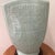 Asian Antique Antique Big & Heavy Celadon Glazed Crackle Porcelain Double Ear Vase Marked With Stand For Sale - Image 3 of 12