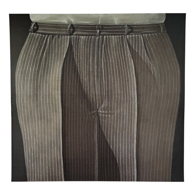 Domenico Gnoli, Striped Trouses, 1994, Print For Sale
