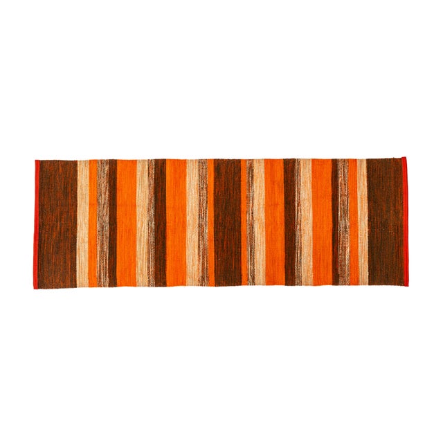 Scandinavian Mid-Century Modern Gallery Rug, 1960s For Sale - Image 3 of 5