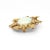 Metal Vintage 14k Gold and Opal Cabochon Floral Brooch For Sale - Image 7 of 12