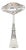 Plain Silver Sauce Spoon for Ambidextrous Users For Sale