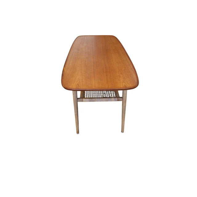 Wood Danish Coffee Table attributed to Børge Mogensen for Fredericia Stolefabrik, 1950s For Sale - Image 7 of 14