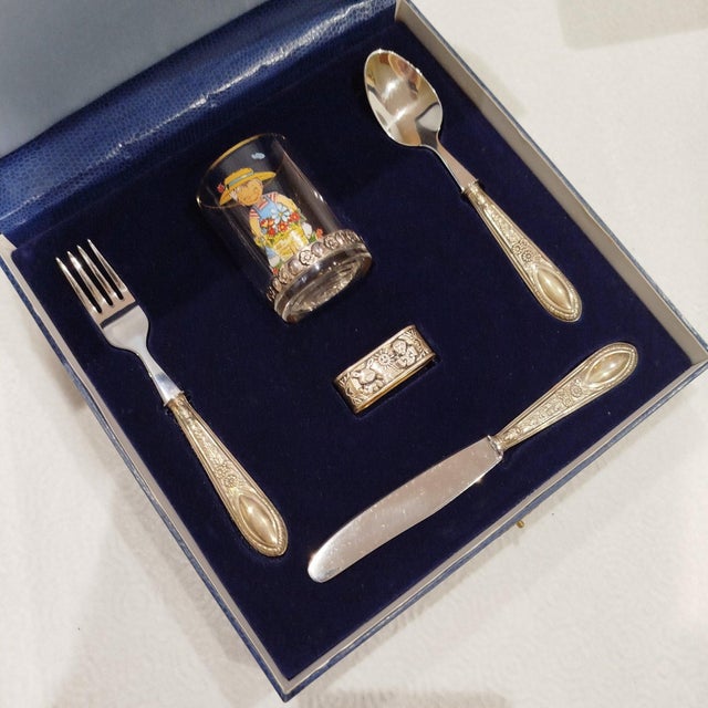 Silver Set of Cutlery, Set of 6 For Sale - Image 5 of 7