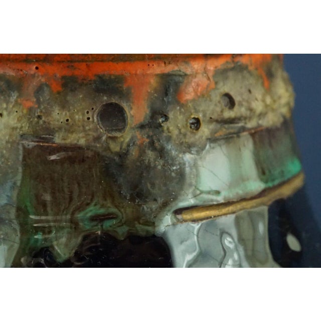 Sardinian Futuristic Ceramic Vase by Emilia Palomba, Italy, 1960s For Sale - Image 12 of 18