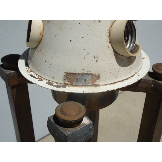 Brass Stiffel Table Lamp ~ Vintage Mid Century Modern Brass Table Lamp For Sale - Image 8 of 17