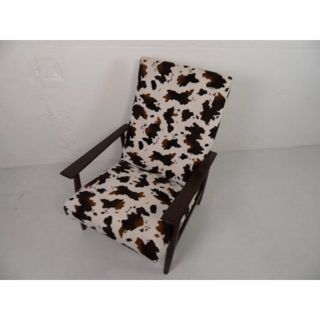 Wood Vintage Lounge Chair in Wood, 1950s For Sale - Image 7 of 10