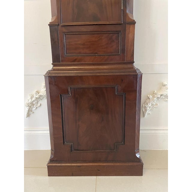 Antique George III Mahogany 8 Day Longcase Clock, 1800s For Sale - Image 13 of 15