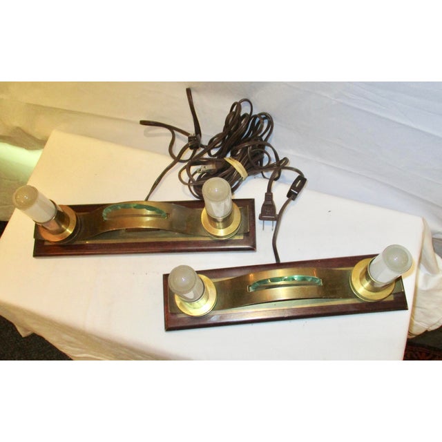 French 1930s Art Deco Shelf Lamps - A Pair of 2 For Sale In New York - Image 6 of 6