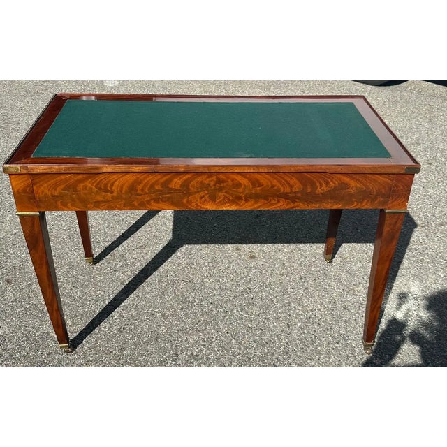 Traditional Early 19th Century French Empire Tric Trac Backgammon Games Table For Sale - Image 3 of 5