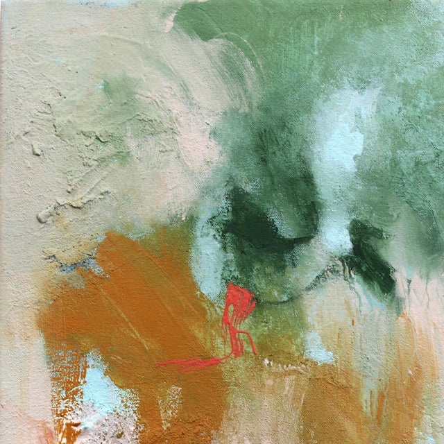 Los Angeles artist Amber Goldhammer paints dramatic abstract compositions in acrylic on canvas featuring energetic...