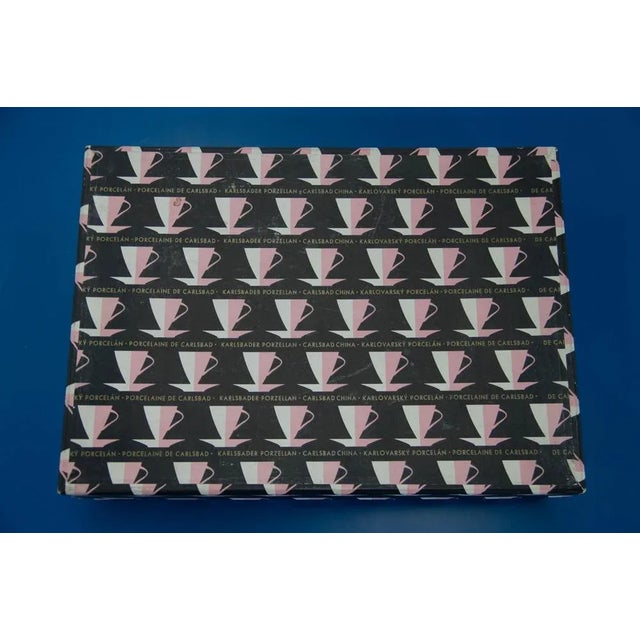 1970s Cups and Saucers with Tanks, Karlsbad, 1970s, Set of 12 For Sale - Image 5 of 7