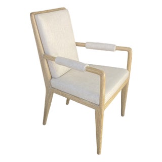 Michael Berman Ltd. "Futura" Armchair in Cerused Oak For Sale