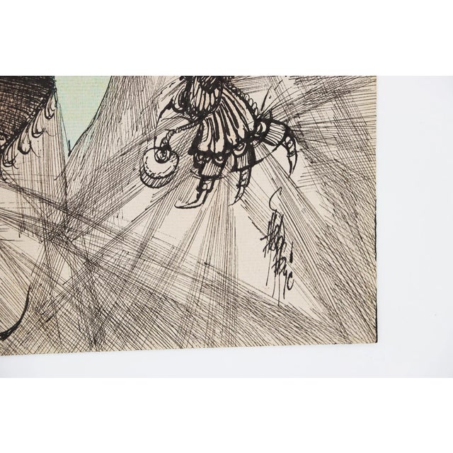 Illustration Art Drawing Depicting a Fly, Signed, French For Sale - Image 11 of 12