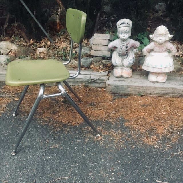 Vintage Mid Century Modern Virco School Chairs Chairish