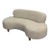 Made to Order Kidney Loveseat Sofa For Sale