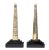 Egyptian Revival Desktop Obelisks in Brass, 1920s, Set of 2 For Sale - Image 6 of 6