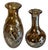 Art Glass Abstract Iridescent Tortoise Shell Vases- Set of Two For Sale In New York - Image 6 of 18